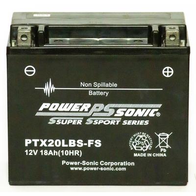 Power Sonic SuperSport Series Factory Activated AGM Battery - PTX20LBS-FS